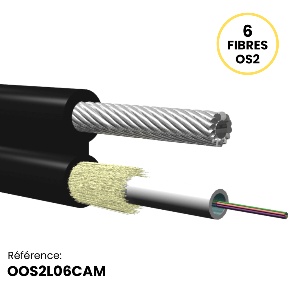 Câble Aérien Structrure Libre 250µm EXT CAM Fig.8