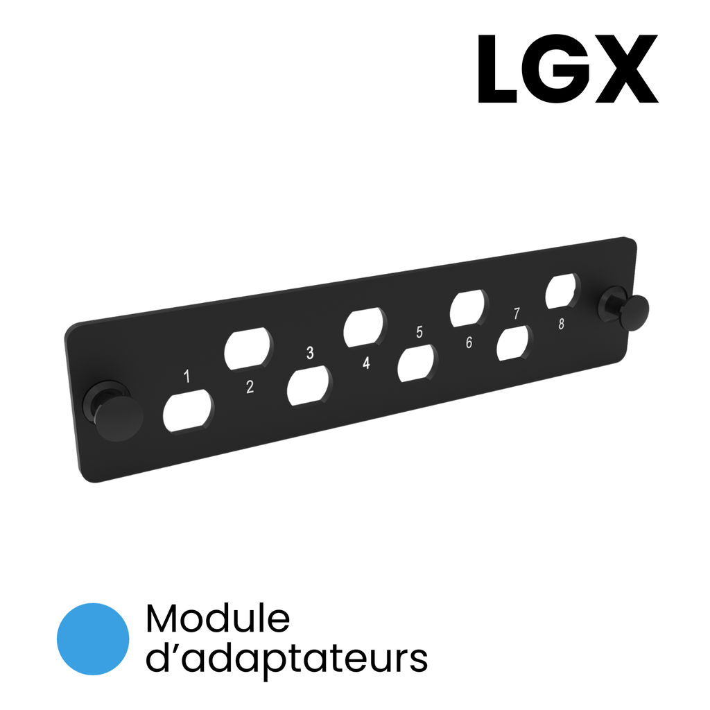 Module d’adaptateur 8 Positions FC/ST LGX non chargé