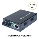 Convertisseur Mulitmode Gigabit RJ45/SC - 550m