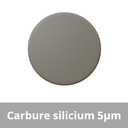 Abrasif 5 µm diamètre 20 cm adhésif carbure de silicium Gris