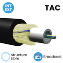 Câble Tactique Structure Libre 250µm unitube INT/EXT Armé kevlar gaine PU TAC 