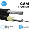 Câble Aérien Structrure Libre 250µm EXT CAM Fig.8