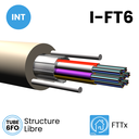 Câble Structure Libre 250µm Microgaine de 6FO INT gaine LSZH IFT6