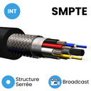 Câble SMPTE Structure Serrée INT/EXT Armé tresse acier Broadcast HDTV