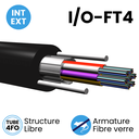 Câble Structure Libre 250µm Microgaine de 4FO INT/EXT gaine LSZH IOFT4