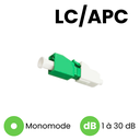 Atténuateur Optique Monomode LC/APC Mâle/Femelle